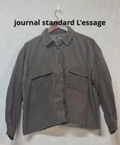 journal standard L'essage コーデュロイワイドシャツ