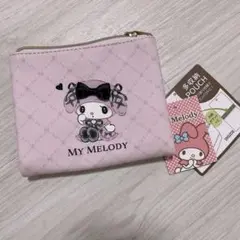 新品 マイメロディ 多収納ポーチ 真夜中のメロクロ