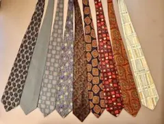 シルク　ネクタイ　まとめ売り　12本