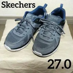 Skechers　Memory Foam　スニーカー　27.0　グレー系