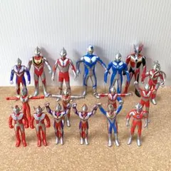ウルトラマン ゴム人形　ソフビ フィギュア キーホルダー
