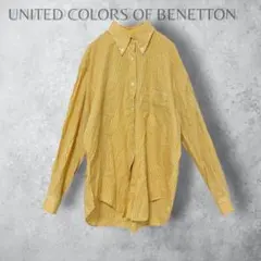 【UNITED COLORS OF BENETTON】　長袖シャツ　イエローのサムネイル