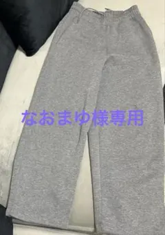 なおまゆ様 専用 ユニクロc スウェットワイドパンツ xs グレー