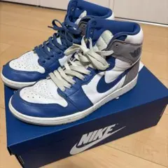 Nike Air Jordan 1 ホワイト/ブルー/グレー