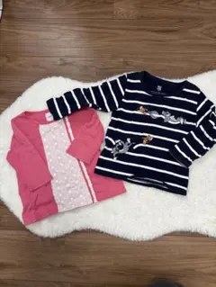 トムとジェリー 長袖カットソー 2枚　100サイズ