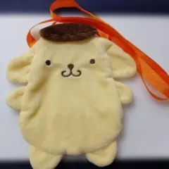 ポムポムプリン　ぬいぐるみポシェット　ポーチ　本体20cm
