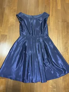 レッセパッセ　ネイビー Aラインドレス 38