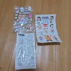 ドラえもん　立体　キャラクターシール　3枚