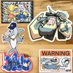 ① グラフィティー ステッカー 5枚セット graffiti グラフィティ