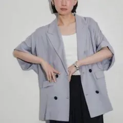 UR TECH DRYLUXE」リネンライクジャケット ネイビー - メルカリ