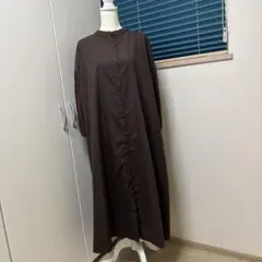 Lowry by Corners ブラウン シャツワンピース 長袖