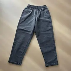 GU デニムパンツ　ブラック　140cm