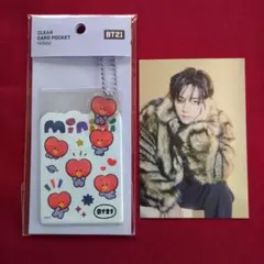 BTS  BT21  クリアカードケース  TATA　テテ　フォトホルダー