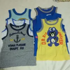 タンクトップ6点セット サイズ120 ダブルビー、ファミリアなど