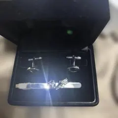 サッカーボール　カフス　ネクタイピン