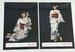 的野美青 2026年 浴衣 生写真 櫻坂46 ヒキ 座り - メルカリ