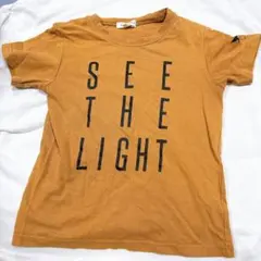 美品✨3can4one 半袖 Tシャツ 120 トップス ブラウン 英字