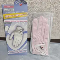 新品　キャロウェイ　ネイルデュアルグローブ　ピンク　ゴルフのサムネイル
