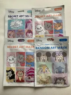 Disney SECRET ART MASK フェイスマスク 4枚セットのサムネイル