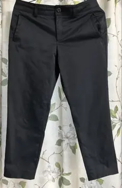 【美品】黒 スラックス サイドポケット付き　アルファキュービック
