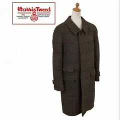 Harris Tweed チェスターコート メンズM ツイード チェック