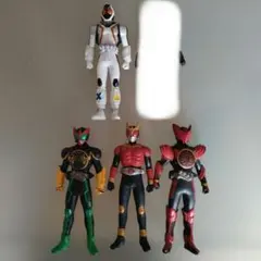 仮面ライダー フィギュアセット ソフビ　4体　18cm
