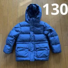 130 UNIQLO フード付きダウンコート