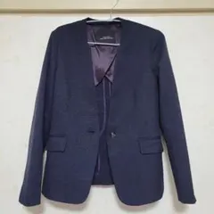 グリーンレーベルリラクシング ノーカラージャケット ネイビー 36