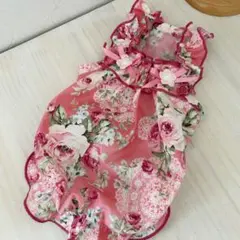 ハンドメイド♡犬服 バルーンキャミワンピース(小さめ)