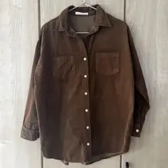 コーデュロイシャツ