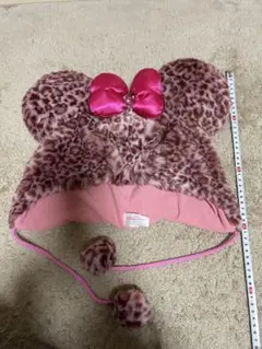 ディズニー　ヒョウ柄ファンキャップ
