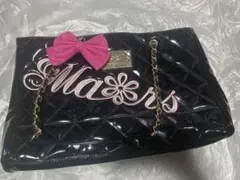 MA*RS（マーズ）ロゴ刺繍キルティングエナメルバッグ