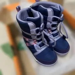 gravis 子ども用スノーブーツ ネイビー/ピンク