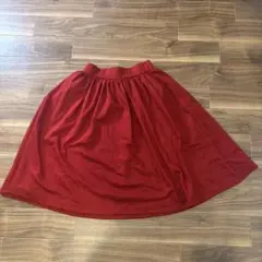 【新品】Dot and Stripes フレアスカート F レッド 日本製のサムネイル