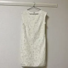 ★美品★REPLETE リプリート　フラワーレースのひざ丈ワンピース