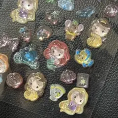 ボンボンドロップシール ぷっくりシール ディズニープリンセス