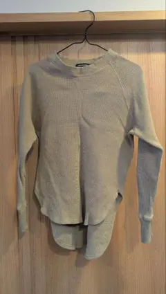 AMERICAN HOLIC ベージュ 長袖Tシャツ