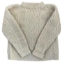 ケーブルニット レディースM～L相当 US古着