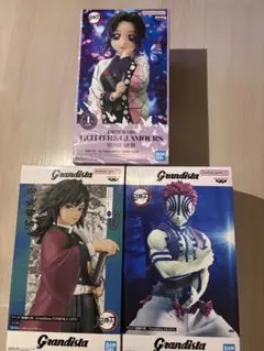 鬼滅の刃 フィギュア冨岡義勇 胡蝶しのぶ 猗窩座　3点セット