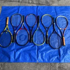 軟式テニスラケット 8本セット