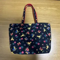 FEILER ハイジ柄 ファイユバッグ トートバッグ 大容量 肩掛け ブラック