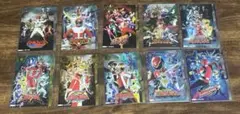 【イタジャガ】スーパー戦隊シリーズ 50周年記念カード10枚セット