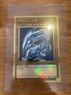 遊戯王　韓国版　青眼の白龍　ジャイアントカード
