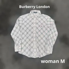 Burberry London バーバリー 長袖シャツ ノバチエック柄 ブラウン