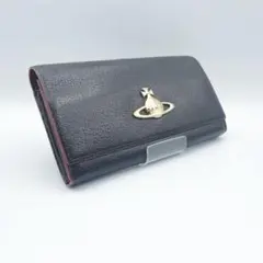 【Vivienne Westwood】極美品 長財布 オーブ レザー ブラックのサムネイル