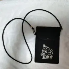 未使用　DecoBaboo　デコバブー　スマホショルダー　ブラック　ト音記号