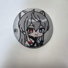 カラフルピーチ　刺繍缶バッジ　どぬく