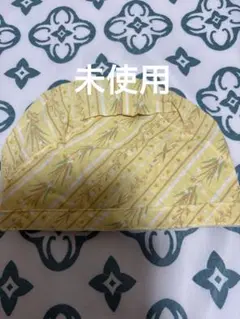 ハンドメイド ドゥーラグ イエロー 花柄 帽子