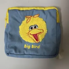 セサミストリート　もこもこポーチ2 ビックバード