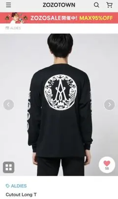 ALDIES Cutout Long Tのサムネイル